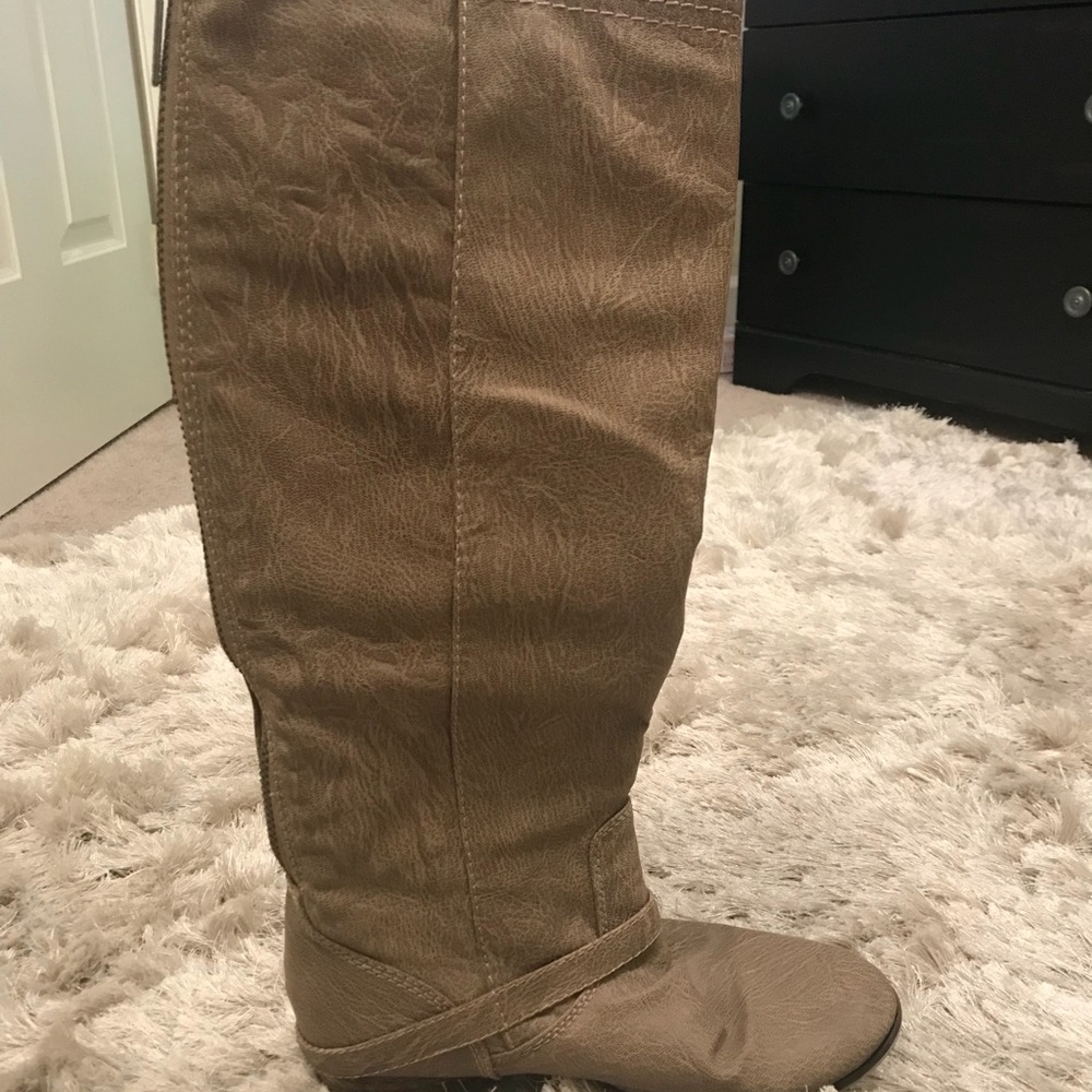 Tan Riding Boots